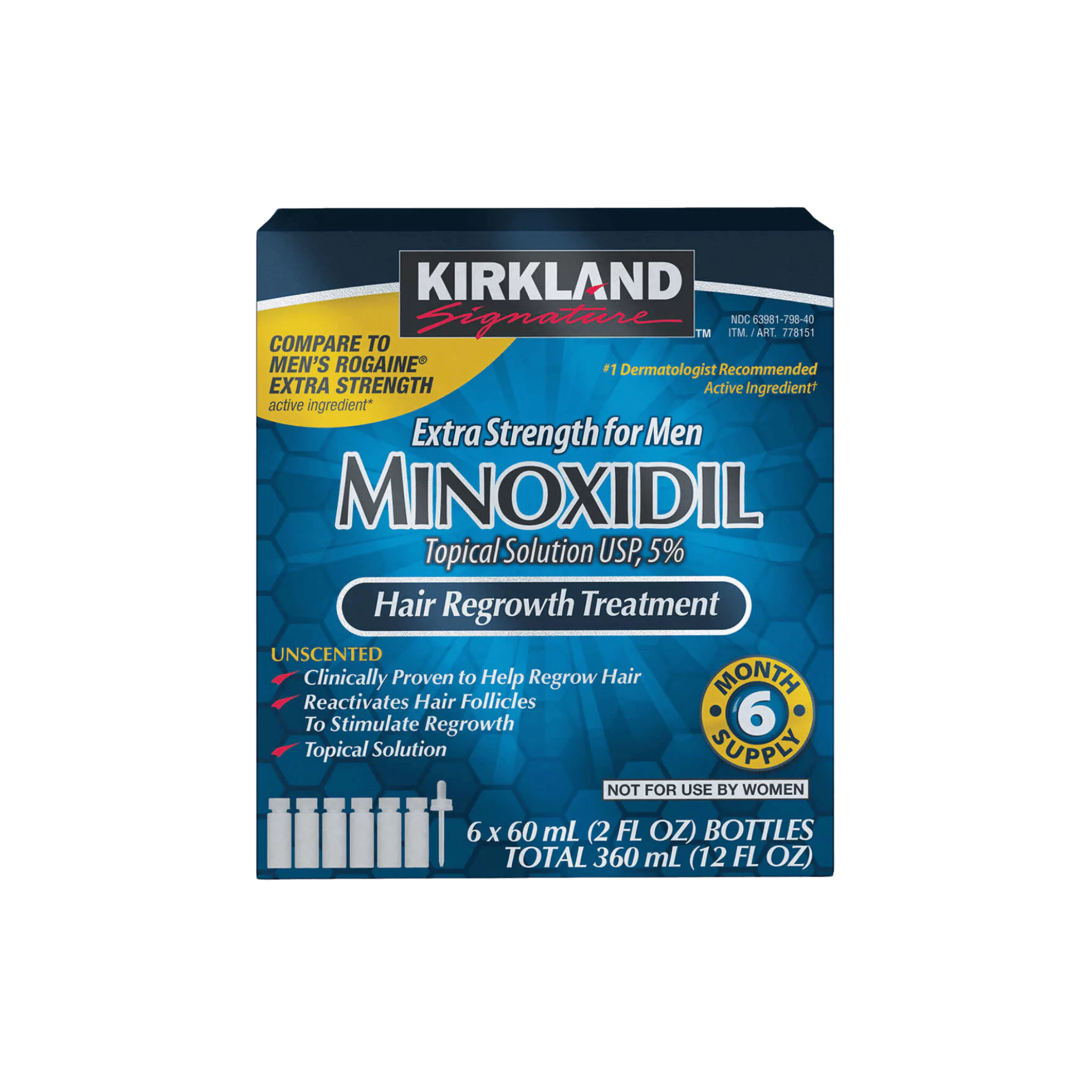 KIRKLAND MINOXIDIL SIGNATURE 5% TREATMENT FOR MEN
