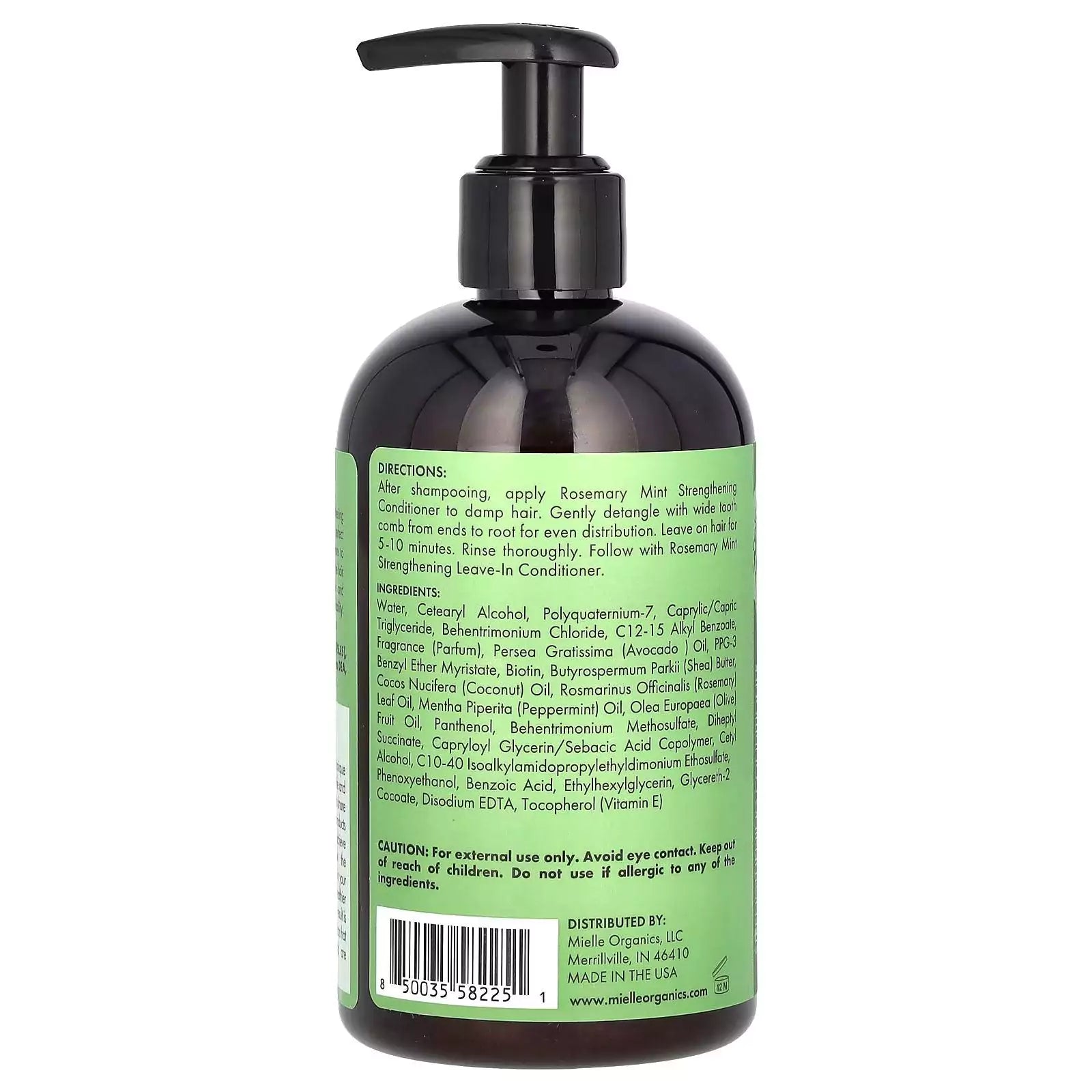Mielle, Strengthening Conditioner, Rosemary Mint Blend, 12 fl oz (355 ml)