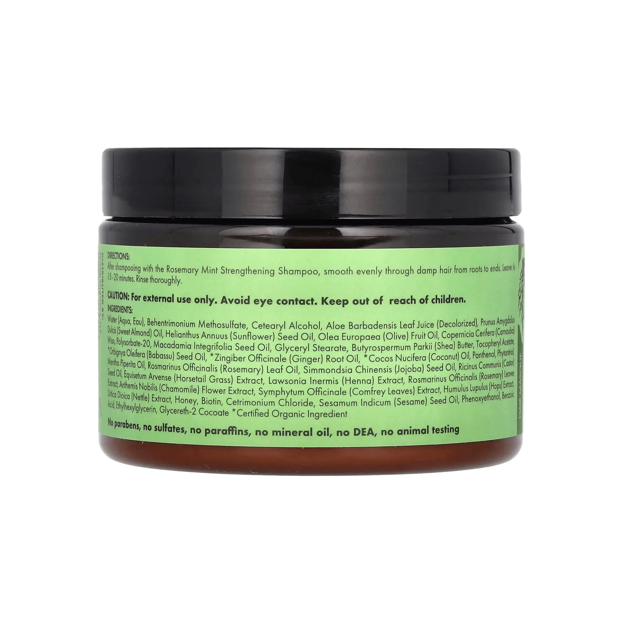 Mielle, Strengthening Hair Masque, Rosemary Mint, 12 oz (340 g)