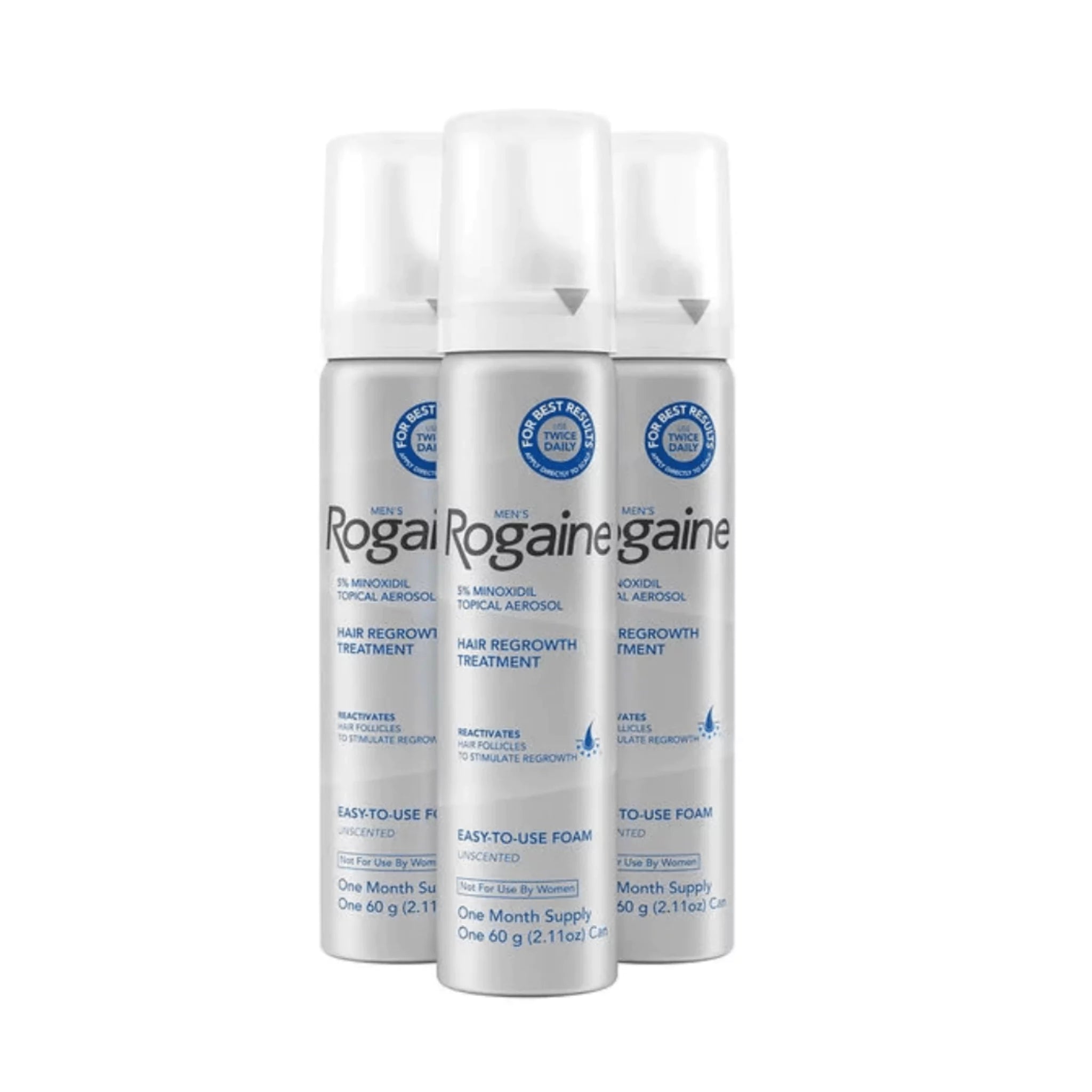 MEN'S ROGAINE® 5% MINOXIDIL UNSCENTED FOAM